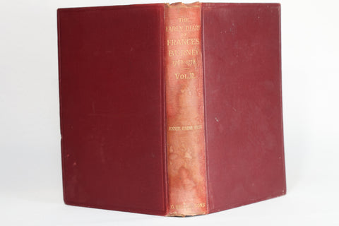 The Early Diary of Frances Burney 1768-1778, Vol. I & II  (1889)