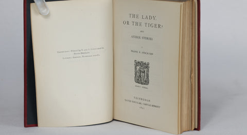 The Lady, or the Tiger? And Other Stories (1893)