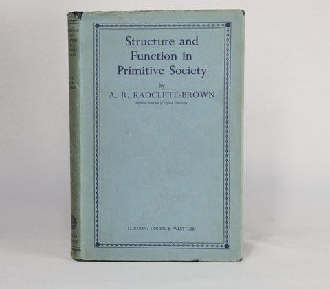 Structure and Function in Primitive Society (1952)