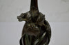 Thumbnail for Japanese Bronze Iris Vase, Signed Seiya, Meiji Period (c.1890–1910)