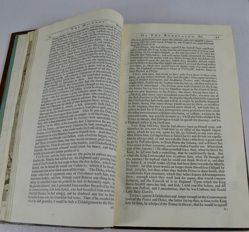 Clarendon’s History of the Rebellion and Civil Wars in England (Oxford, 1704)
