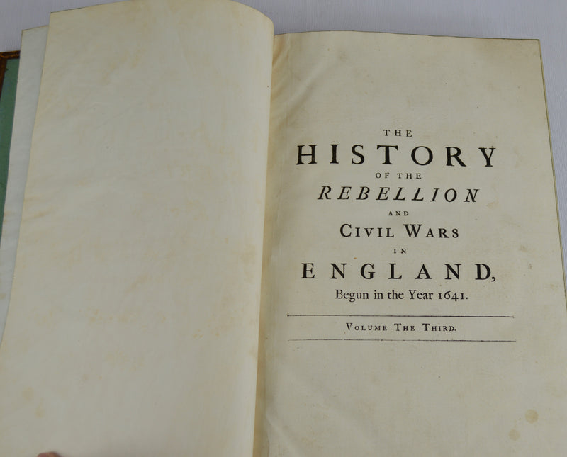 Clarendon’s History of the Rebellion and Civil Wars in England (Oxford, 1704)
