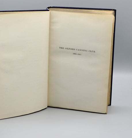 The History of the Oxford Canning Club from 1861 to 1911 (1911)