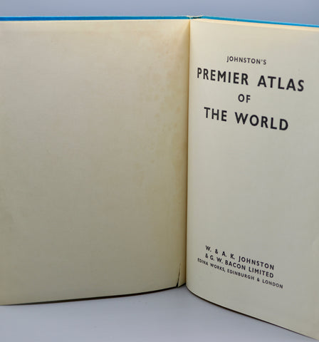 Johnston's Premier Atlas of the World (1954)