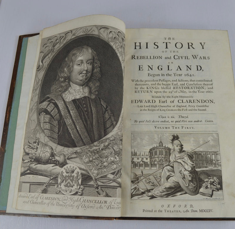 Clarendon’s History of the Rebellion and Civil Wars in England (Oxford, 1704)