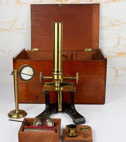 Very Rare ‘Society of the Arts’ Microscope w/ Accessories (1855, No. 537)