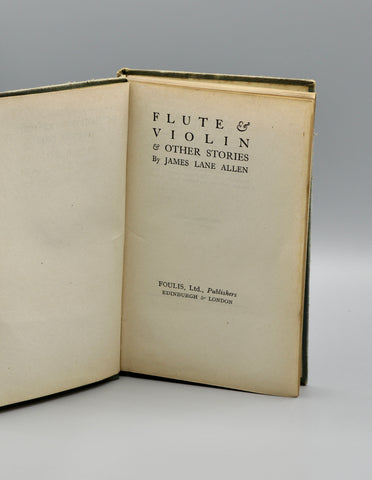 Flute & Violin and Other Stories (1923)