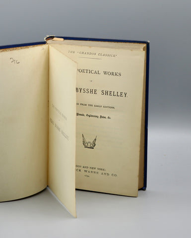 The Poetical Works of Percy Bysshe Shelley (1892)