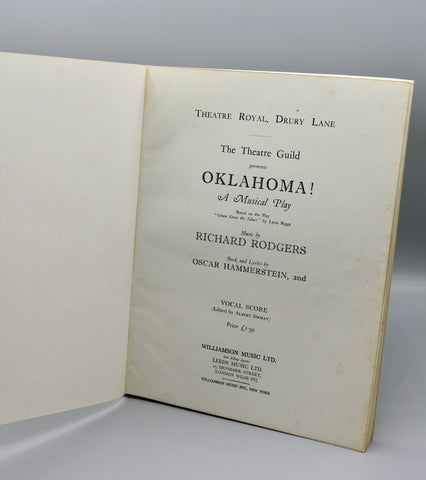 Oklahoma! Vocal Score by Richard Rodgers and Oscar Hammerstein II (Undated)