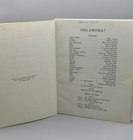 Oklahoma! Vocal Score by Richard Rodgers and Oscar Hammerstein II (Undated)