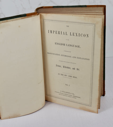 The Imperial Lexicon of the English Language (1852)