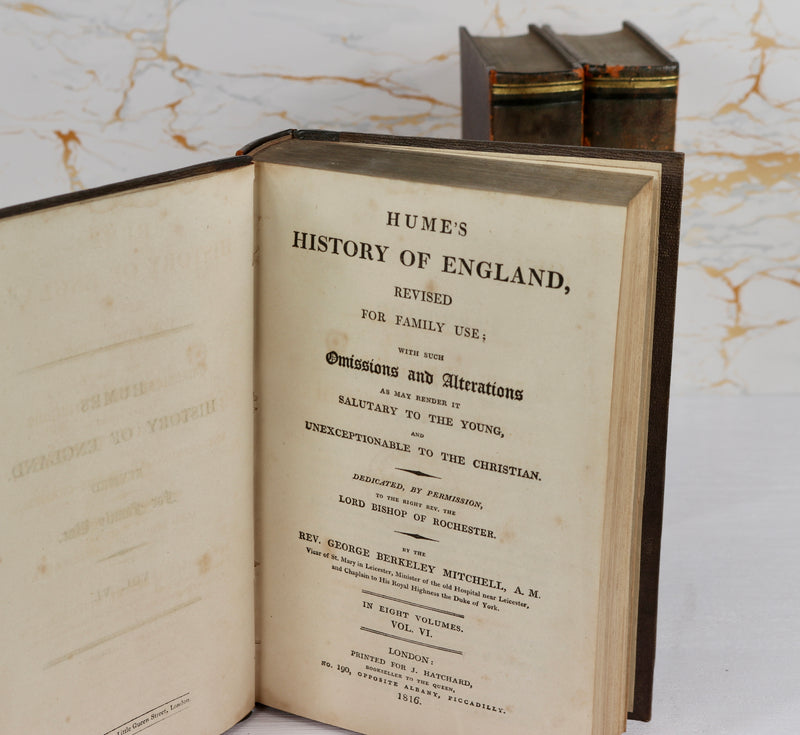 Complete Set: Hume’s History of England by George B. Mitchell (1816)