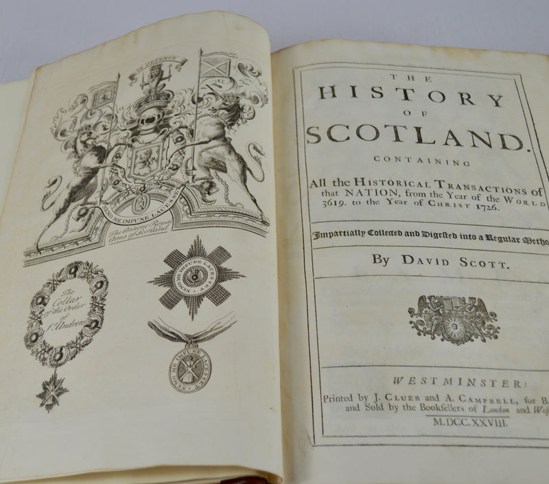 The History of Scotland, Folio, 1st ed. (1728)