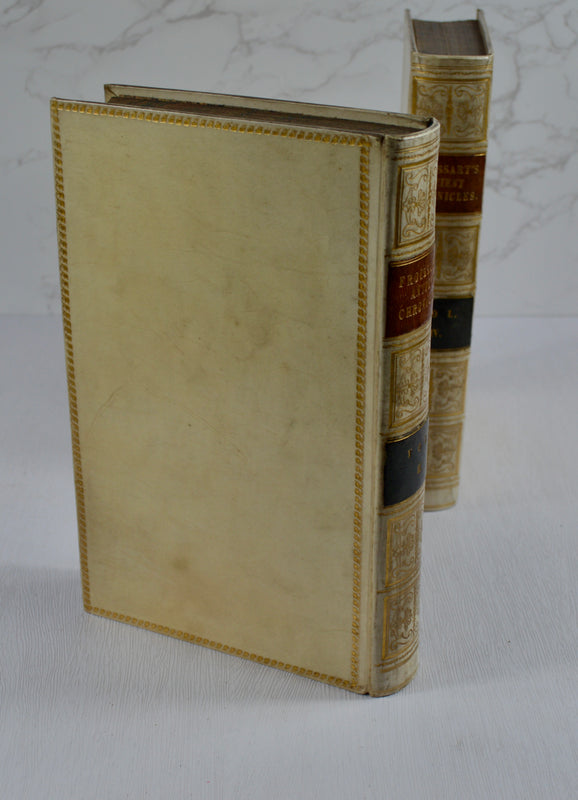 The Antient Chronicles of John Froissart, 4 Vols., Vellum (1814-1816)