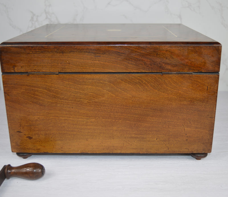 Antique Kalliope Polyphon Music Box with 12 Discs, Early 20th Century