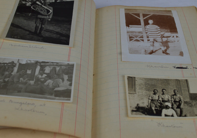 WWI Mesopotamia Diary with 100+ Photos, 25pp. & Pressed Flowers, 1916–1919