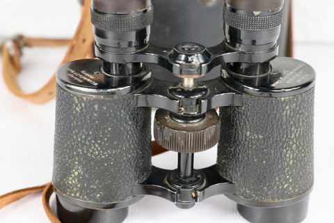 Very Rare c. 1910s Carl Schütz Kratolith 8x Binoculars w/ Original Leather Case