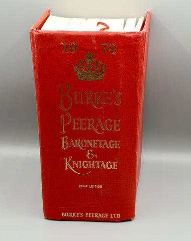 Burke’s Peerage Baronetage and Knightage (1970)