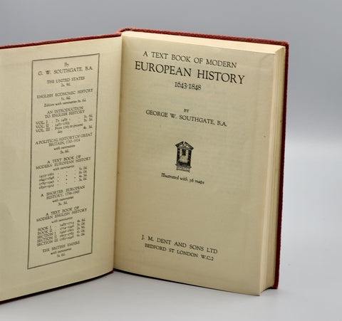 A Textbook of Modern European History 1643-1848 (1949)