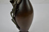 Thumbnail for Japanese Bronze Iris Vase, Signed Seiya, Meiji Period (c.1890–1910)