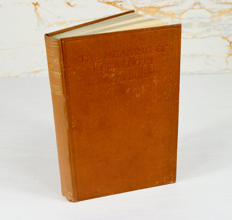 The Meaning of Relativity – First English Edition, Presentation Copy (1922)