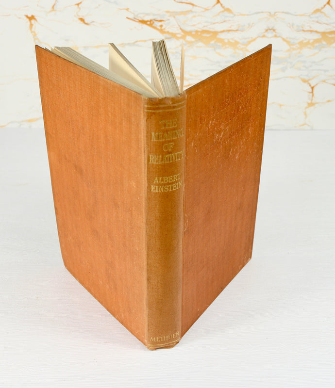The Meaning of Relativity – First English Edition, Presentation Copy (1922)