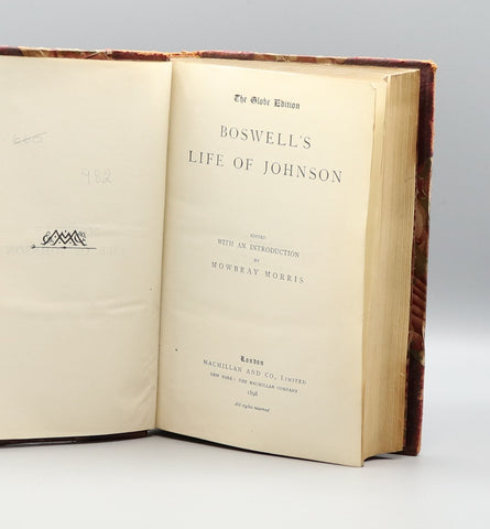 Boswell's Life of Johnson (1898)