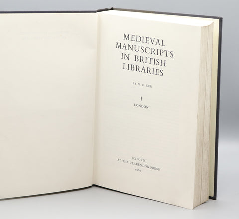 Medieval Manuscripts in British Libraries, vol. I (1969)