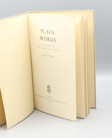 Plain Words: A Guide to the Use of English (1948)