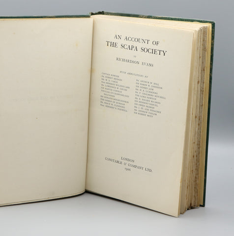 An Account of the Scapa Society (1926)