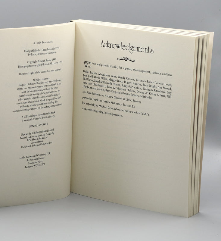 The Table of Content (1995, signed)