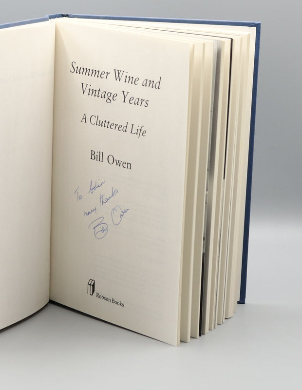 Summer Wine and Vintage Years: A Cluttered Life (1994, signed)