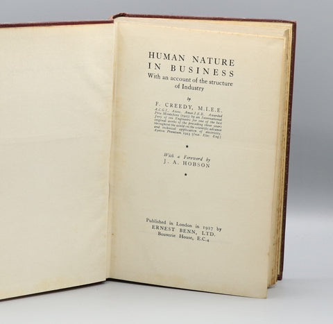 Human Nature in Business (1927)