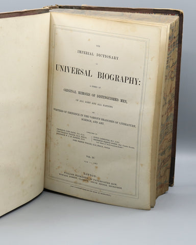 The Imperial Dictionary of Universal Biography