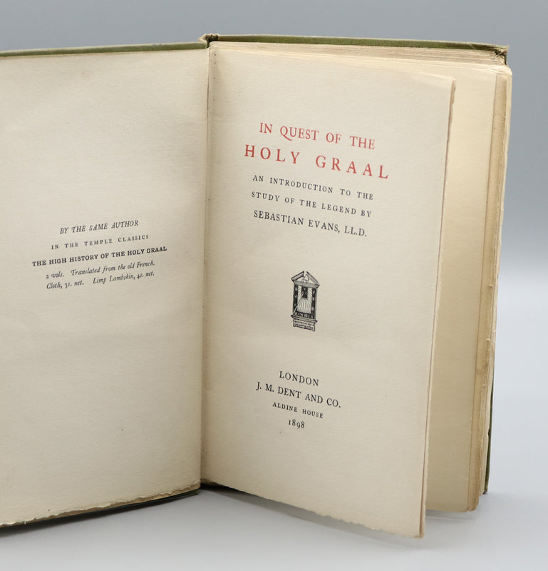 In Quest of the Holy Graal (1898)