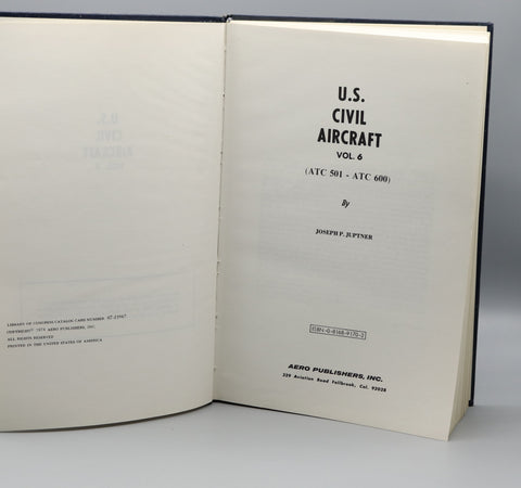 U.S. Civil Aircraft, Vol. 6 (1974)