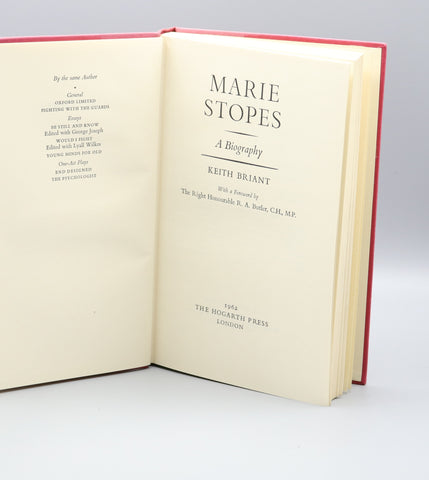 Marie Stopes: A Biography (1962)