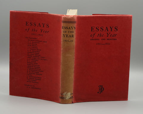 Essays of the Year, Original and Selected, 1931-1932 (1932)