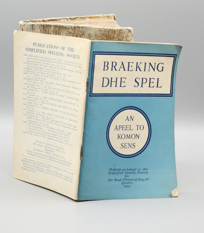 Braeking Dhe Spel: An Apeel to Komon Sens (1942)