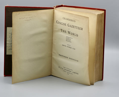 Chambers's Concise Gazetteer of the World (1906)