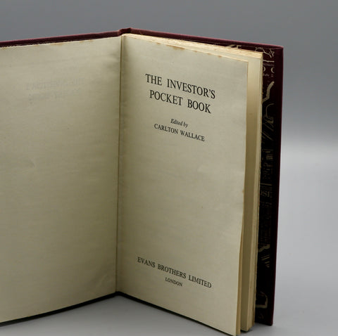 2 vols: The Investor's and Business Man's Pocket Book (1954-55)