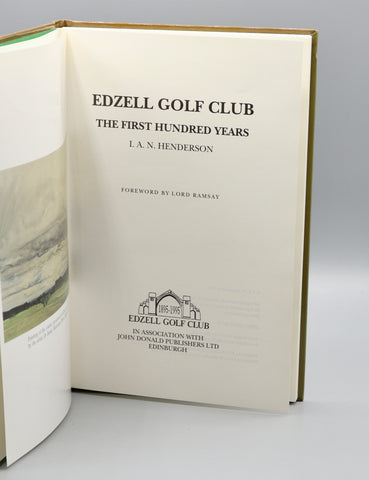 Edzell Golf Club: The First Hundred Years (1994)