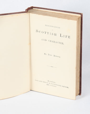 Reminiscences of Scottish Life And Character