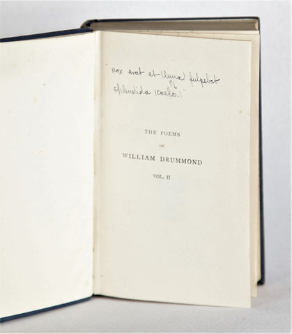 The Poems of William Drummond of Hawthorden Vol. I & II