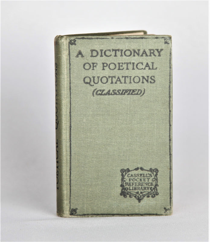 A Dictionary of Poetical Quotations (1914)