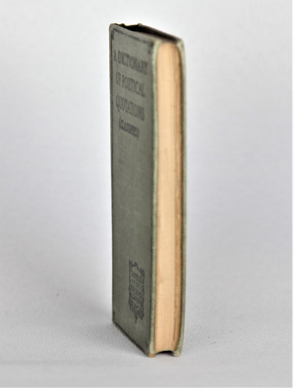 A Dictionary of Poetical Quotations (1914)