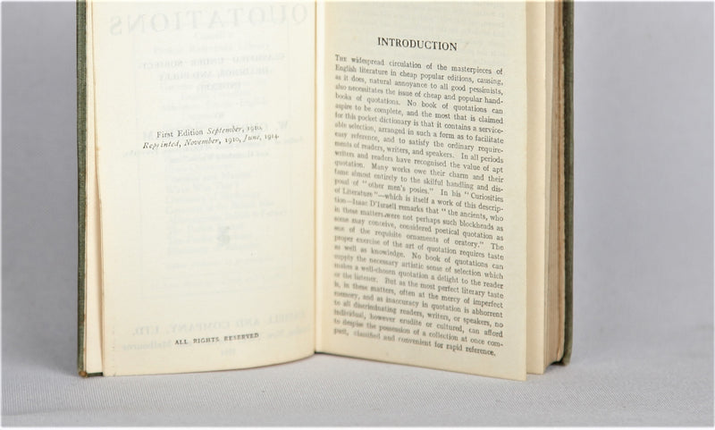 A Dictionary of Poetical Quotations (1914)