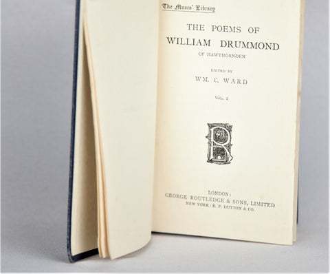 The Poems of William Drummond of Hawthorden Vol. I & II