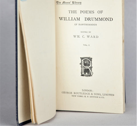 The Poems of William Drummond of Hawthorden Vol. I & II