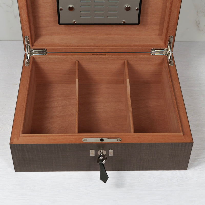 Hermès Stained Maple & Leather Humidor